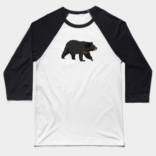 Asian Black Bear Baseball T-Shirt